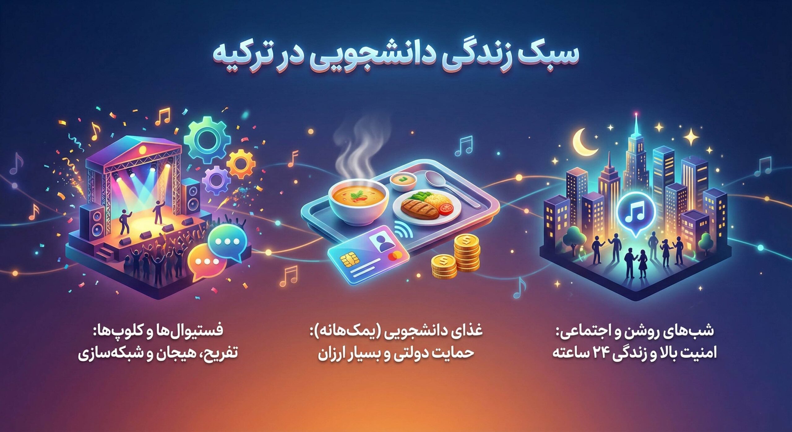 جو حاکم و سبک زندگی دانشجویی در ترکیه