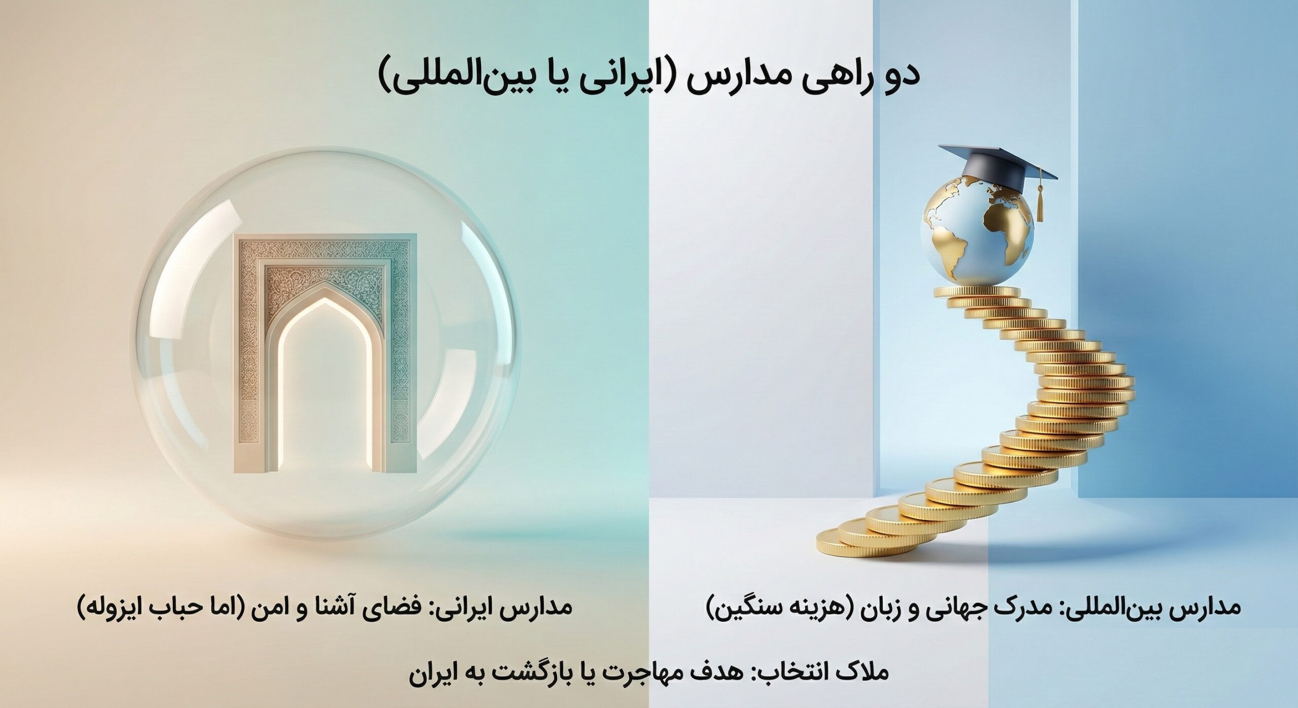 مدارس ایرانی در ترکیه در مقابل مدارس بین‌المللی